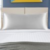 PiccoCasa Luxury Silky Satin Zipper Closure Silky Satin Body Pillowcases 1 Pc - 3 of 4