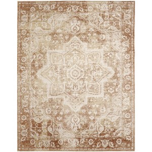 Nourison Astra Machine Washable Back to College Vintage Medallion Indoor Flatweave Rug - 1 of 4