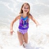 Disney Descendants Uma Evie Mal Girls Tankini Top and Bikini Bottom Swim Set Little Kid to Big Kid - 2 of 4