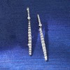Ross-Simons 0.78 ct. t.w. Diamond Drop Earrings in Sterling Silver - 3 of 4