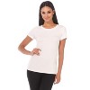 Rekucci Short Sleeve Scoop Neck Stretch T-Shirt for Women - 3 of 4