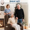 Power Lift Recliner Chair for Elderly, PU Leather Upholstered Recliner Sofa with USB Ports, Cup Holders & Storage for Living Room Home Theater - 4 of 4