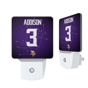 NFL Minnesota Vikings Players Game Tactic Night Light 2-Pack - 1 of 4