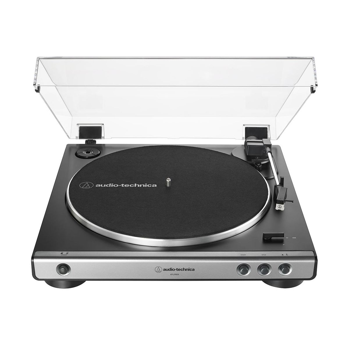 Audio-Technica AT-LP60X-GM Fully Automatic Belt-Drive Turntable with Deco Gear Master Guide - thumbnail 2
