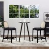 Sapphtopaz Modern Bar Stools with Curved Back, Cane Rattan High Chair with Footrest, Set of 2 Counter Height Bar Stools for Kitchen Island - 4 of 4