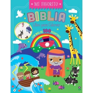 Biblia - Libro Para Colorear Con Pegatinas (Bible-Coloring and Sticker Book) - by  Monsgo (Paperback) - 1 of 1
