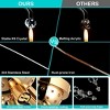 MAYEERTY Flush Mount Ceiling Lights, Modern Gold Crystal Sputnik Firework Close to Ceiling Lamp LED Ceiling Lighting Fixtures - 4 of 4