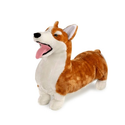 Melissa & Doug Lifelike Stuffed Animal - Corgi Dog