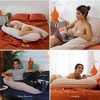 PharMeDoc Pregnancy Pillow, U-Shape Full Body Maternity Pillow - Organic Cotton Cover - 3 of 4