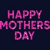 Junior's Design By Humans Happy Mother's Day Confetti Text By MeowShop T-Shirt - 2 of 2