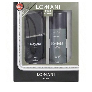 Lomani by Lomani for Men - 2 Pc Gift Set 3.3oz EDT Spray, 6.6oz Deodorant Spray - 1 of 1