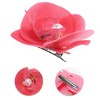Unique Bargains Women's Elegant Flower Hair Clip 3.54"x3.15"x1.14" Rose Red 1 Pc - 3 of 3