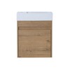 18" Modern Wall Mounted Bathroom Vanity With Sink Combo Space Saving Bathroom Accessories - 3 of 4