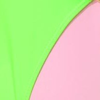 pink green