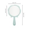 Unique Bargains Rose Flower Handheld Mirror 1 Pc - 2 of 4