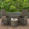3pc Bracknell Collection All-Weather Chat Set - National Tree Company - 2 of 4