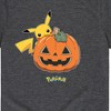 Boys' - Pokémon - Pikachu Halloween Jack O' Lantern Pumpkin Short Sleeve Graphic T-Shirt - 2 of 4