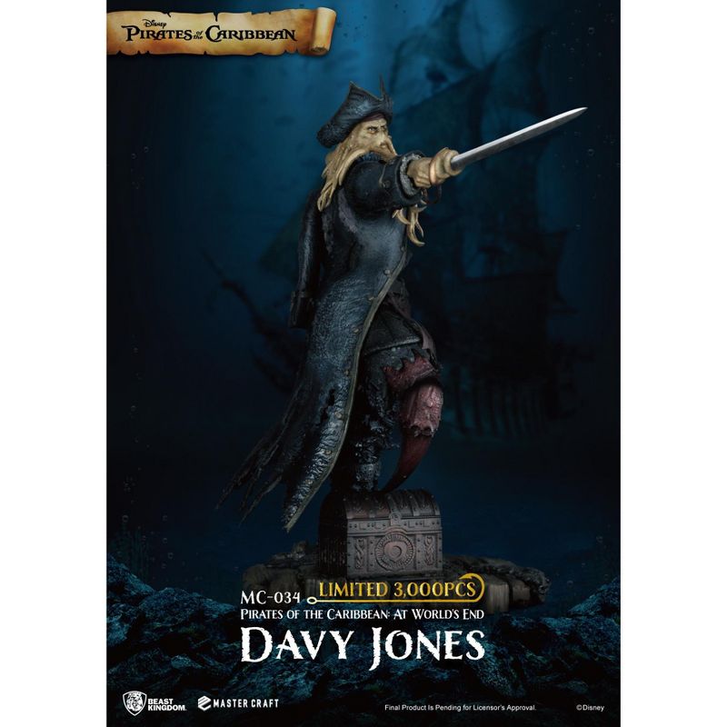Disney Pirates of the Caribbean Master Craft Davy Jones (Master Craft), 3 of 9