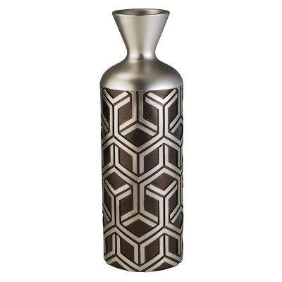 OK Lighting Savanh Chestnut Decorative Vase