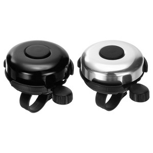 Unique Bargains Aluminum Loud Clear Sound Classic Scooters Bicycle Bells 2 Pcs 2.3" - 1 of 4