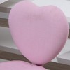 HOMCOM Heart Love Shaped Back Design Office Chair with Adjustable Height and 360 Swivel Castor Wheels, Pink - 4 of 4