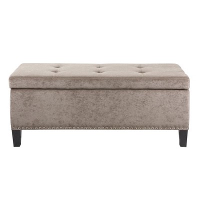NicBex Modern 42" Storage Bench Upholstered Accent Stools with Tufted Top for Bedroom and Entryway