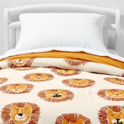 Toddler Lions Cotton Comforter Yellow - Pillowfort™