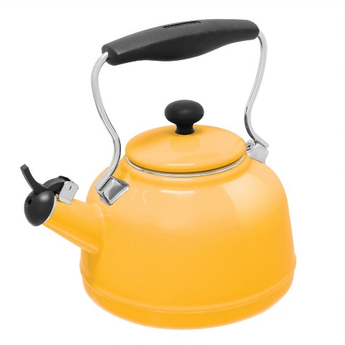 Chantal Marigold Yellow Vintage Enamel on Steel 1.7 Quart Teakettle