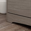 GlasFlength Decorative Storage Cabinets Drawer Chest Simple Clean Style Stores Sundries Easily Fits Living Room Hallway, Brown, 27.56"*15.59"*39.09" - 4 of 4