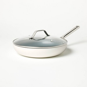 12" Nonstick Ceramic Coated Aluminum Frypan with Cover - Figmint™ - 1 of 4