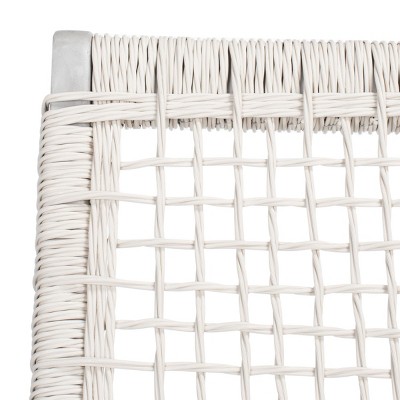 Colonial Grey Woven Rattan 5-Piece Outdoor Coffee Set
