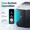 SUGIFT 26 lbs Countertop Ice Maker, Portable, Fast, and Easy to Use, Black - 2 of 4