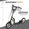 Whisen Kids’ Kick Scooter with Adjustable Height Handlebar and Non-Slip Footplate as Riding-on Toy Gift for 5+ Years Old - 3 of 4