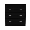 PAGED 3 Drawers Dresser Storage Cabinet with Superior Top and Metal Handles, Dresser for Bedroom - 2 of 4