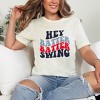Simply Sage Market Women's Batter Batter Swing Stacked Short Sleeve Graphic Tee - 2 of 4