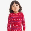 Primary Kids Organic Long Sleeve Pj Top In Holiday Animal Friends - 2 of 4