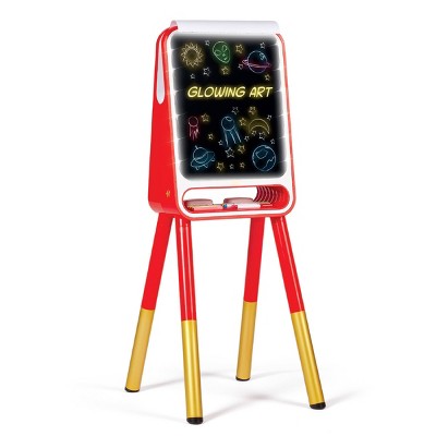 Costway 3-in-1 Wooden Art Easel for Kids Double Sided Easel with