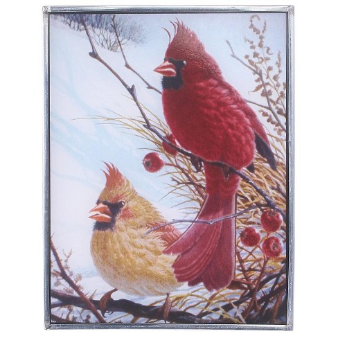 Blue Cardinal Bird Art Print Blue Cardinals Painting Birds 