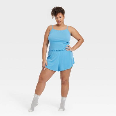 Women's Pointelle Tank Top & Shorts Pajama Set - Colsie™