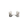 Star Trek Vulcan Salute Symbol Earring and Necklace Set - 3 of 4