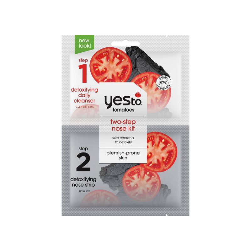 Yes To Tomatoes 2-Step Single Use Nose Kit Buh-Bye Blackheads! - 0.25 fl oz, 1 of 8