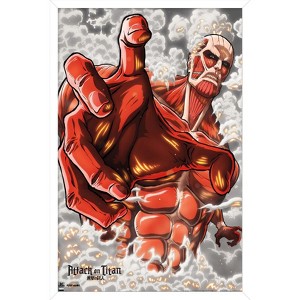 Trends International Attack on Titan: Season 2 - Armored Titan Framed Wall Poster Prints - 1 of 4