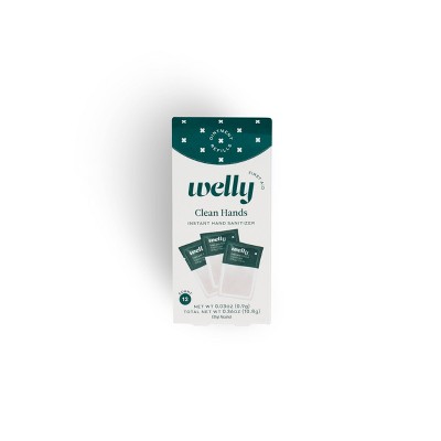 Welly First Aid Hand Sanitizer Replenishment Pack - 12ct