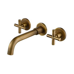 ALEXOUN Bathroom Faucet Wall Mounted Bathroom Sink Faucet - 1 of 4