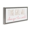 Stupell Industries Girl Power Motivational Phrase, 31" x 14" - 3 of 4