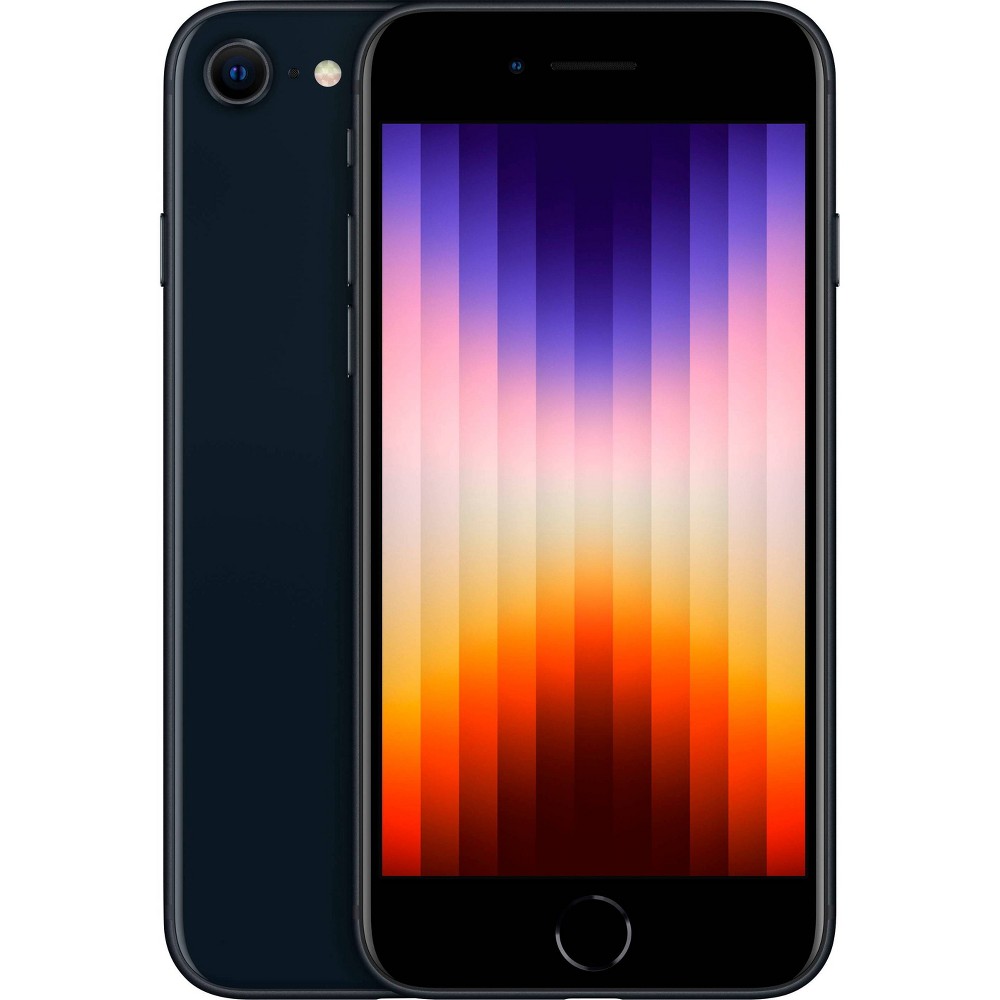 Photos - Other for Mobile Apple iPhone SE  Pre-Owned Unlocked (64GB) GSM/CDMA - Blac (3rd generation)