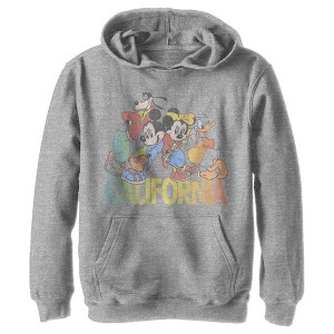 Boy's Disney Mickey Mouse California Group Pull Over Hoodie - 1 of 4