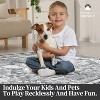Machine Washable Vintage Boho Floral Rug, Non-Slip, Low Pile for Living Room/Bedroom/Entryway/Dining Room/Office - 4 of 4