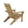 CAVINAS Acacia Wood Folding Adirondack Chair, Rustic Outdoor Lounge Chair with Foldable Design, Patio Folding Chair, Outdoor Seating for Garden - 4 of 4