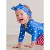 RuffleButts Girls UPF50+ Shimmer Swim Bow Headband - 3 of 4